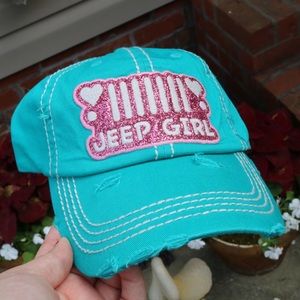 Bright Blue • Jeep Girl • Baseball cap